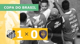 Copa do Brasil: Santos 1 - 0 Cianorte (2021)