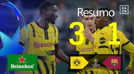 Liga Campeões: Dortmund 3 - 1 Barcelona (2024-2025)