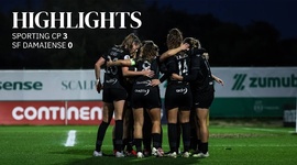 Liga de Futebol Feminino BPI: Sporting 3 - 0 Damaiense (2025-2026)