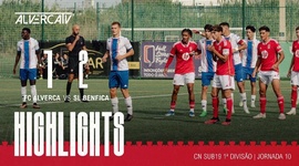 Juniores A S19 I Divisão: Alverca 1 - 2 Benfica (2023-2024)