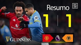 Premier League: Man Utd 1 - 1 Wolves (2025-2026)