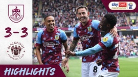 Championship: Burnley 3 - 3 Blackpool (2022-2023)