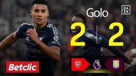 Premier League: Arsenal vs Aston Villa, Golo 2-2 Watkins (2024-2025)