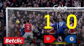 Premier League: Arsenal vs Chelsea, Golo 1-0 Saliba (2025-2026)