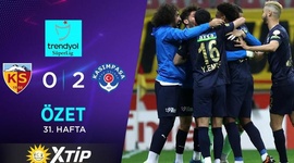 Super Ligi: Kayserispor 0 - 2 Kasimpasa (2023-2024)