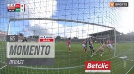 Liga Portugal Betclic: Santa Clara vs Sporting, Jogada Debast, 85' (2024-2025)