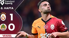 Super Ligi: Galatasaray 1 - 0 Alanyaspor (2024-2025)