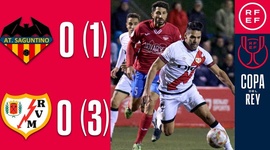 Copa del Rey: Atlético Saguntino 1 - 3 g.p Rayo Vallecano (2022-2023)