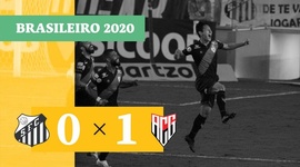 Brasileirão: Santos 0 - 1 Atlético-GO (2020)