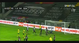 Liga NOS: Paços Ferreira (2-0) Nacional, Golo Luther, 33m (2020-2021)