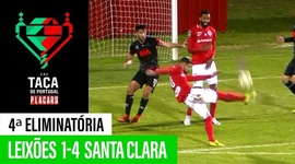 Taça de Portugal Placard: Leixões 1 - 4 Santa Clara (2019-2020)