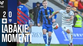 Virsliga: Riga FC 2 - 0 Grobinas SC (2024)