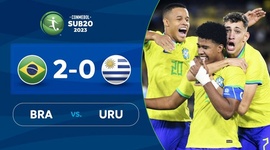 Sudamericano Sub-20: Brasil 2 - 0 Uruguai (2023)