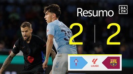 La Liga: Celta de Vigo 2 - 2 Barcelona (2024-2025)
