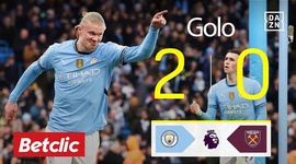 Premier League: Man City vs West Ham, Golo 2-0 Haaland (2024-2025)