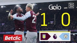 Premier League: Aston Villa vs Man City, Golo 1-0 Jhon Durán (2024-2025)
