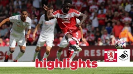 Championship: Middlesbrough 1 - 0 Swansea City (2024-2025)